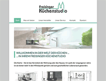 Tablet Screenshot of freisinger-kuechenstudio.de